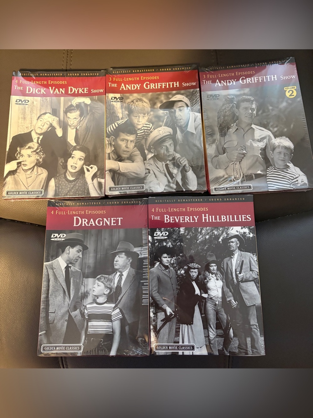 DVD Box Set Collection - Red Covers
